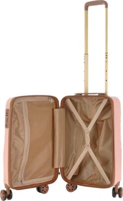 Oistr Florence Handbagage Spinner S Matte Pink -Trolley Winkel 735x1200
