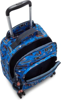 Kipling NEW ZEA Rugzak Met Wielen, 26 Liter, 13 Inch Laptopvak - New Scate Prt S -Trolley Winkel 736x1200 2