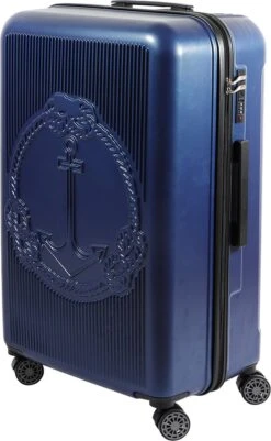 Biggdesign Ocean Reiskoffer - Ruimbagage Koffer - Blauw - Medium 19 Biggdesign Ocean Reiskoffer - Ruimbagage Koffer - Blauw - Medium -Trolley Winkel 740x1200 3