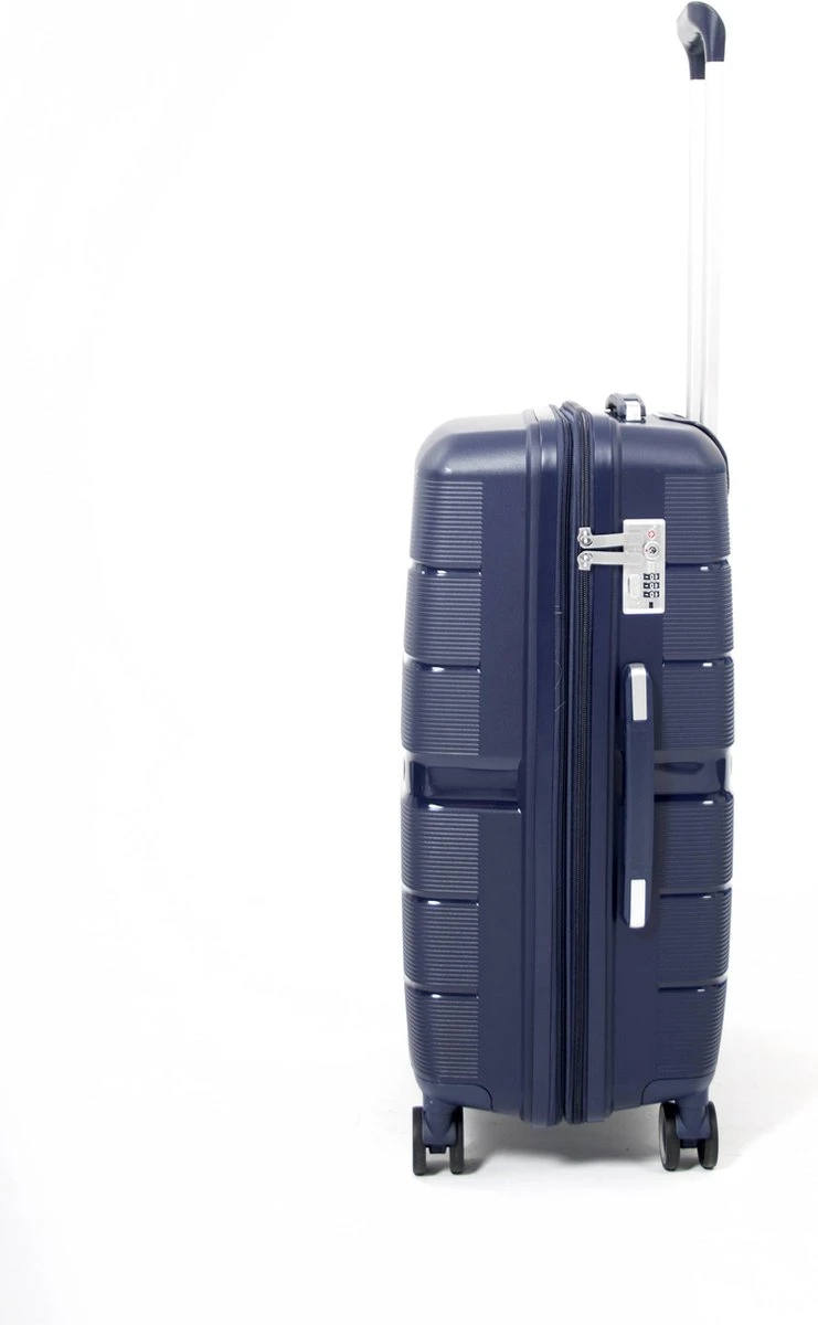 Attitudez EliteZ Reiskoffer Medium Blauw 67cm - TSA-slot - Uitbreidbaar 4 Attitudez EliteZ Reiskoffer Medium Blauw 67cm - TSA-slot - Uitbreidbaar - Afbeelding 2