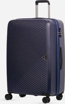 ©TROLLEYZ - Ibiza No.3 - Reiskoffer 69cm Met TSA Slot - Dubbele Wielen - 360° Spinners - 100% ABS - Reiskoffer In Ocean Blue -Trolley Winkel 748x1200