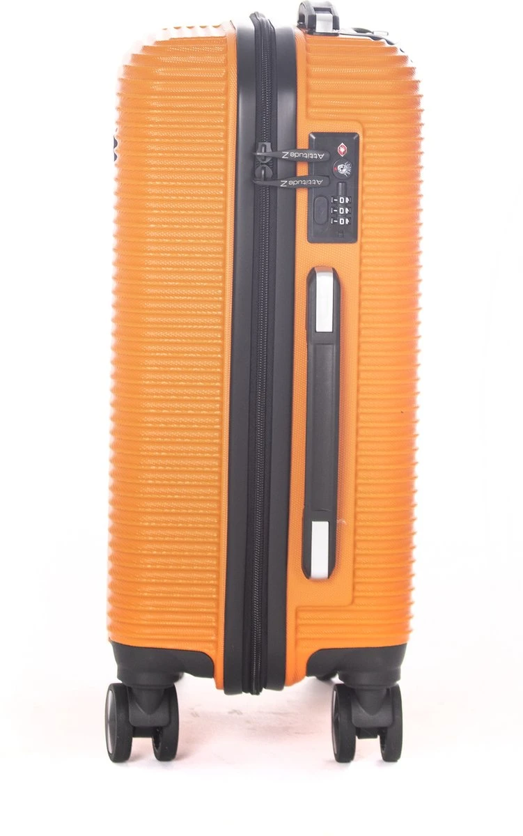 AttitudeZ Air-Z Handbagage Koffer Oranje 55cm - TSA-slot 4 AttitudeZ Air-Z Handbagage Koffer Oranje 55cm - TSA-slot - Afbeelding 2