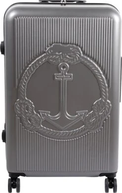 Biggdesign Ocean Ruimbagage Koffer - Reiskoffer - Grijs - Medium -Trolley Winkel 760x1200 1