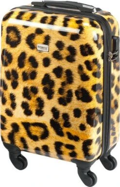 Princess Traveller Animal Print - Handbagagekoffer - Leopard - Small - 55cm 13 Princess Traveller Animal Print - Handbagagekoffer - Leopard - Small - 55cm -Trolley Winkel 770x1200 8
