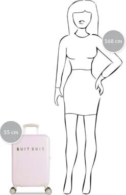 SUITSUIT - Fabulous Fifties - Pink Dust - Handbagage (55 Cm) -Trolley Winkel 777x1200 2