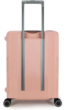 Decent Handbagage Koffer / Trolley / Reiskoffer - 55 Cm - 38 Liter - Polypropyleen - On-Tour - Roze 40 Decent Handbagage Koffer / Trolley / Reiskoffer - 55 Cm - 38 Liter - Polypropyleen - On-Tour - Roze -Trolley Winkel 785x1200 1