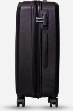 ©TROLLEYZ - Ibiza No.3 - Reiskoffer 69cm Met TSA Slot - Dubbele Wielen - 360° Spinners - 100% ABS - Reiskoffer In Night Black -Trolley Winkel 788x1200