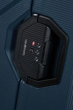 Samsonite Reiskoffer - Magnum Eco Spinner 69/25 (Medium) Midnight Blue -Trolley Winkel 799x1200 110