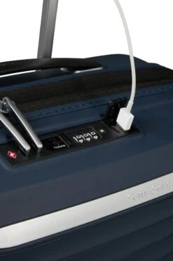 Samsonite Reiskoffer - Upscape Spinner 4 Wiel 55/20 Uitbreidbaar (Handbagage) Blue Nights -Trolley Winkel 799x1200 180