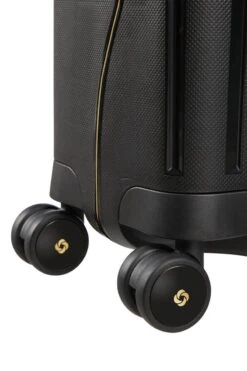 Samsonite Reiskoffer - S'Cure Dlx Spinner 55/20 (Handbagage) Black/Gold Deluscious -Trolley Winkel 799x1200 190