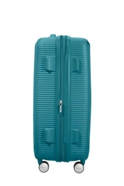 American Tourister Soundbox Spinner Spinner Reiskoffer (Medium) - 81 Liter - Jade Green -Trolley Winkel 799x1200 81