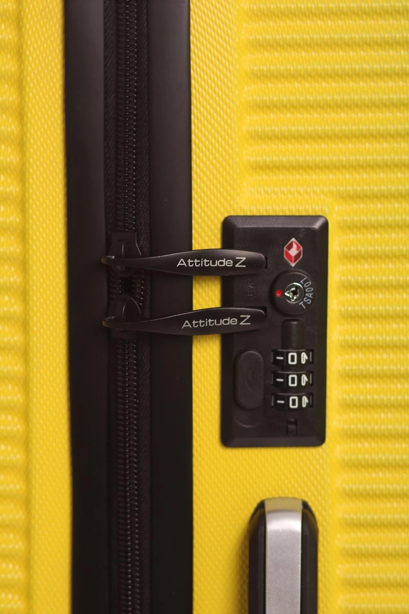 AttitudeZ Air-Z Handbagage Koffer Geel 55cm - TSA-slot 7 AttitudeZ Air-Z Handbagage Koffer Geel 55cm - TSA-slot - Afbeelding 5