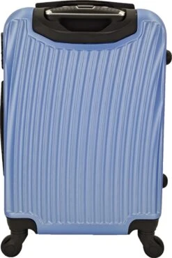 SB Travelbags Bagage Koffer 75cm 4 Wielen Trolley - Blauw -Trolley Winkel 801x1200 4