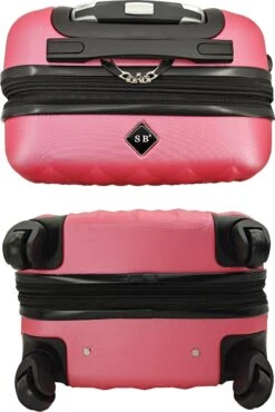 SB Travelbags Kofferset - 2 Delige 'Expandable' Koffer - Roze - 65cm/55cm -Trolley Winkel 802x1200 5