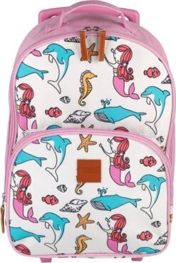 Princess Traveller Kids Collection - Trolley - Rond Zeemeermin -Trolley Winkel 803x1200 8