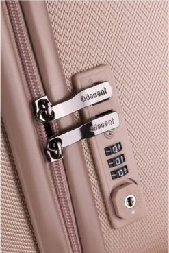 Decent Tranporto-One Handbagage Koffer 55 Cm - Zalmroze -Trolley Winkel 804x1200 14