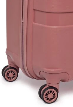 ©TROLLEYZ - Paris No.5 - Kofferset 2 Delig - 55+78cm Met TSA Slot - Dubbele Wielen - 360° Spinners - 100% Polypropyleen - Reiskoffers In Rose Blush -Trolley Winkel 817x1200 4