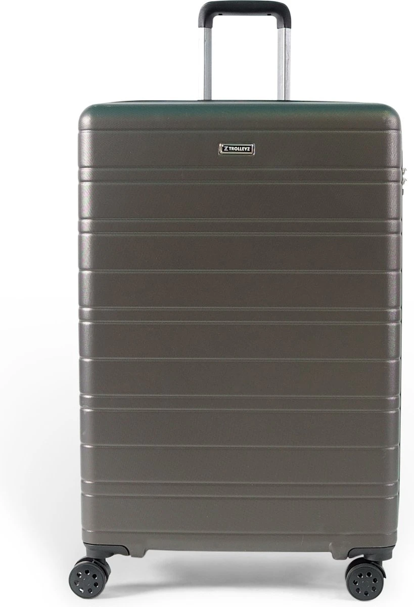 ©TROLLEYZ - Amsterdam No.9 - Reiskoffer 78cm Met TSA Slot - Dubbele Wielen - 360° Spinners - 100% ABS - Reiskoffer In Cloudy Grey 3 ©TROLLEYZ - Amsterdam No.9 - Reiskoffer 78cm Met TSA Slot - Dubbele Wielen - 360° Spinners - 100% ABS - Reiskoffer In Cloudy Grey
