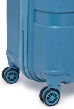 ©TROLLEYZ - Paris No.5 - Trolley - 55cm Met TSA Slot - Dubbele Wielen - 360° Spinners - 100% Polypropyleen - Handbagage Koffer In Ice Blue -Trolley Winkel 819x1200 5