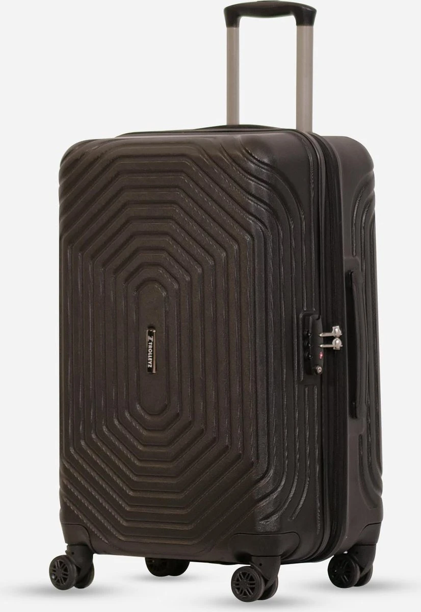 ©TROLLEYZ Florence No.7 - Reiskoffer 69 Cm - Night Black 10 ©TROLLEYZ Florence No.7 - Reiskoffer 69 Cm - Night Black - Afbeelding 8