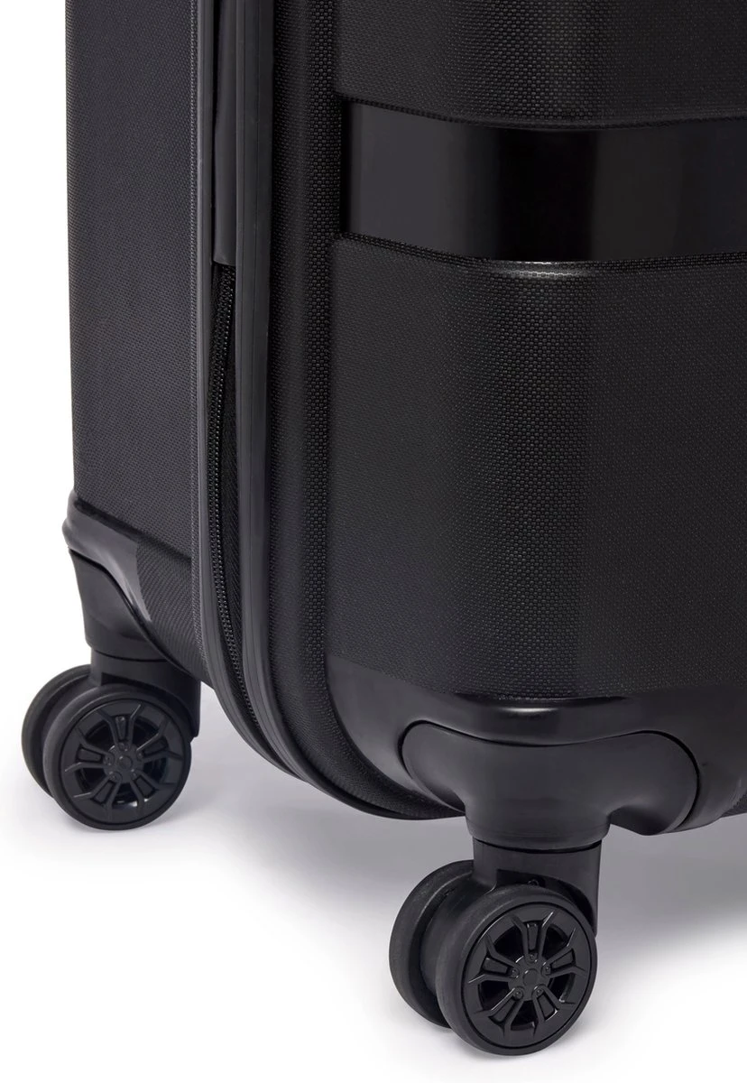 ©TROLLEYZ - Paris No.5 - Reiskoffer - 78cm Met TSA Slot - Dubbele Wielen - 360° Spinners - 100% Polypropyleen - Reiskoffer In Piano Black 8 ©TROLLEYZ - Paris No.5 - Reiskoffer - 78cm Met TSA Slot - Dubbele Wielen - 360° Spinners - 100% Polypropyleen - Reiskoffer In Piano Black - Afbeelding 6