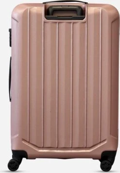 ©TROLLEYZ - Bali No.22 - Reiskoffer 78cm Met TSA Slot - Dubbele Wielen - 360° Spinners - 100% ABS - Reiskoffer In Cosmopolitan Pink -Trolley Winkel 832x1200