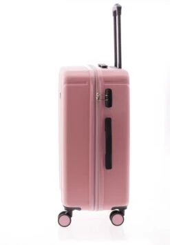Gladiator Tropical Middelgrote Koffer Expandable - 67 Cm - 72/82 Liter - Roze -Trolley Winkel 836x1200