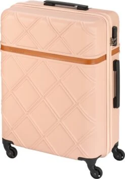 Princess Traveller Whistler - Reiskoffer - Roze - Medium - 66cm -Trolley Winkel 839x1200