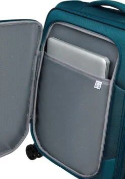 Samsonite Reiskoffer Met Laptopvak - Respark Spinner 55/20 Strict (Handbagage) Grey Print -Trolley Winkel 844x1200 3