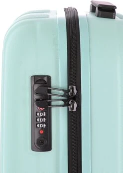 Oistr Noorvik Handbagage 4 Wheel Spinner Mint Green -Trolley Winkel 855x1200 1