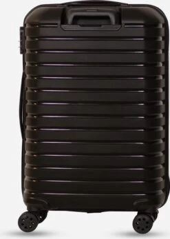 ©TROLLEYZ - Berlin No.11 - Reiskoffer 69cm Met Cijferslot - Dubbele Wielen - 360° Spinners - 100% Polypropyleen- Reiskoffer In Night Black -Trolley Winkel 855x1200