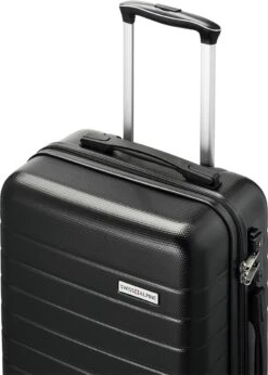 Swiss Alpine 2.0 - Handbagage Koffer - 55x35x20 Cm - 4 Wielen - Zwart 11 Swiss Alpine 2.0 - Handbagage Koffer - 55x35x20 Cm - 4 Wielen - Zwart -Trolley Winkel 857x1200 3