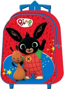 BING & Flop Trolley Koffer Vakantie Logeren Kinderkoffer