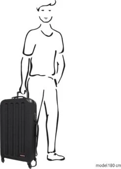 Eastpak TRANZSHELL L Reiskoffer (77 X 43 X 26.5 Cm) - Black 32 Eastpak TRANZSHELL L Reiskoffer (77 X 43 X 26.5 Cm) - Black -Trolley Winkel 862x1200 1