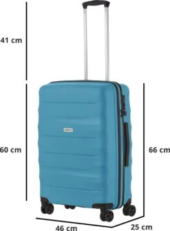 CarryOn Porter ® Reiskoffer - 66cm Trolley Met TSA-slot - OKOBAN Registratie - Groen -Trolley Winkel 883x1200 1