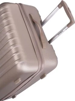 Decent Handbagage Koffer Tranporto - Formaat 55 X 35 X 20 Cm Kleur - Champagne 25 Decent Handbagage Koffer Tranporto - Formaat 55 X 35 X 20 Cm Kleur - Champagne -Trolley Winkel 887x1200 2