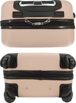 SB Travelbags Bagage Koffer 75cm 4 Wielen Trolley - Licht Roze -Trolley Winkel 888x1200 1