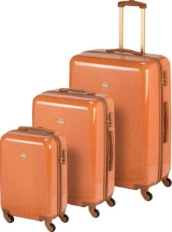 Princess Traveller Trendy Dots - Reiskoffer - Terra - M - 66cm -Trolley Winkel 891x1200 2