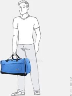 Enrico Benetti Orlando 35301 M Reistas / Sporttas 62 Liter - Blauw -Trolley Winkel 899x1200 2