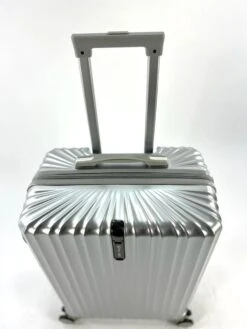 AATravel XL Reiskoffer - Trolley ABS - Met Dubbele Wielen - 75 Cm - 94 Liter - Zilver -Trolley Winkel 900x1200 16