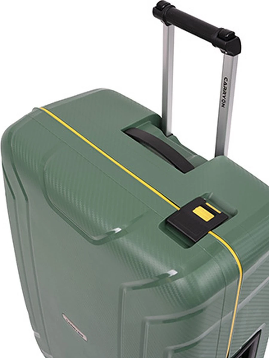 CarryOn Steward Kofferset - 2-delige TSA Trolleyset Met Kliksloten - Dubbele Wielen - Groen 8 CarryOn Steward Kofferset - 2-delige TSA Trolleyset Met Kliksloten - Dubbele Wielen - Groen - Afbeelding 6