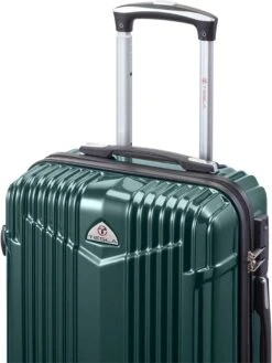 Tesla PC - Handbagage Koffer - 55x35x20 Cm - 4 Wielen - Groen -Trolley Winkel 900x1200 27