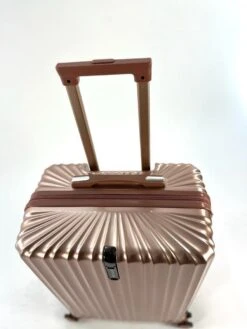 AATravel M Reiskoffer - Trolley ABS - Met Dubbele Wielen - 63 Cm - 66 Liter - Roze -Trolley Winkel 900x1200 4