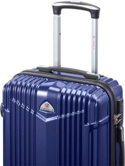 Tesla PC - Handbagage Koffer - 55x35x20 Cm - 4 Wielen - Blauw -Trolley Winkel 900x1200 7