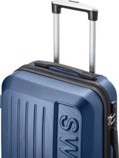 Swiss - Lausanne - Handbagage Koffer - 4 Wielen - TSA-Cijferslot - Blauw 9 Swiss - Lausanne - Handbagage Koffer - 4 Wielen - TSA-Cijferslot - Blauw -Trolley Winkel 906x1200 2