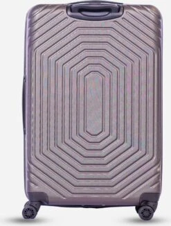 ©TROLLEYZ - Florence No.7 - Trolley - 55cm Met TSA Slot - Dubbele Wielen - 360° Spinners - 100% ABS - Handbagage Koffer In Cloudy Grey -Trolley Winkel 910x1200 1