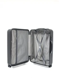 AttitudeZ Air-Z Handbagage Koffer Zwart 55cm - TSA-slot 12 AttitudeZ Air-Z Handbagage Koffer Zwart 55cm - TSA-slot -Trolley Winkel 912x1200 3