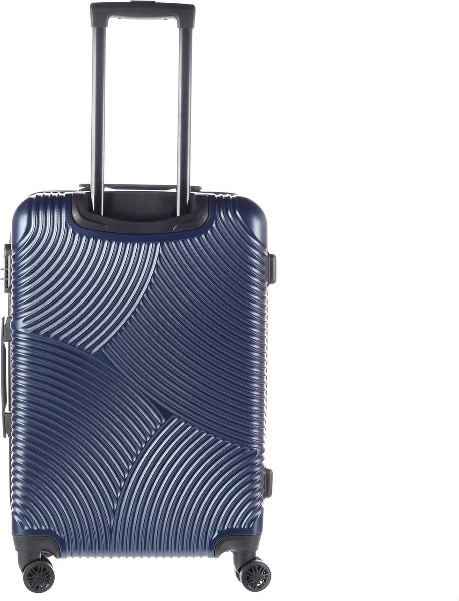 Enrico Benetti Louisville Middelgrote Koffer 65 Cm - 68 Liter - Donkerblauw 5 Enrico Benetti Louisville Middelgrote Koffer 65 Cm - 68 Liter - Donkerblauw - Afbeelding 3