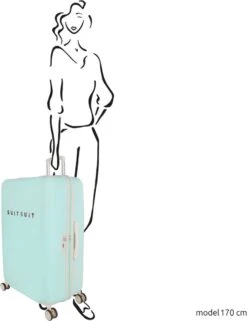 SUITSUIT - Fabulous Fifties - Luminous Mint - Reiskoffer (76 Cm) 35 SUITSUIT - Fabulous Fifties - Luminous Mint - Reiskoffer (76 Cm) -Trolley Winkel 923x1200 2