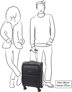 Gabol Cloud Cabin Trolley 55 Turquiose -Trolley Winkel 938x1200